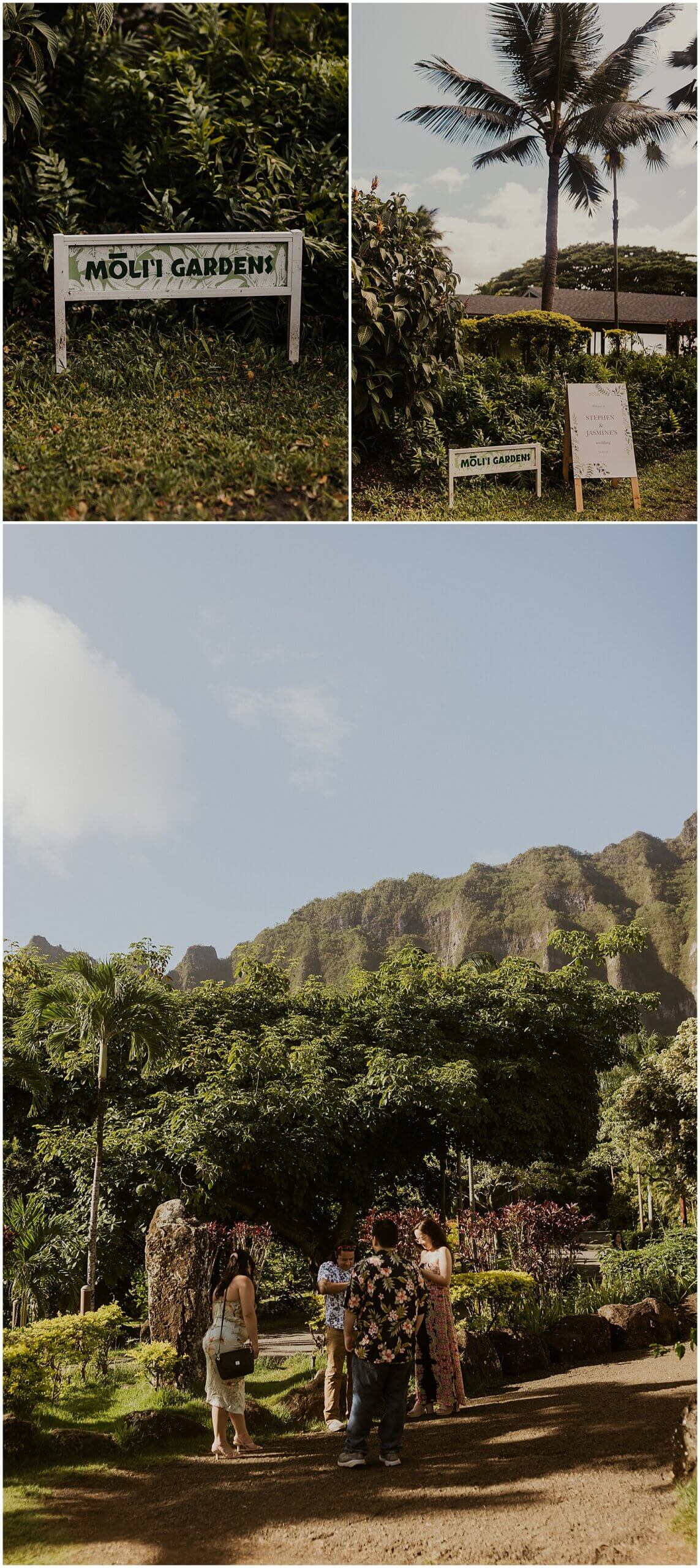 Moli’i gardens ceremony location on Oahu